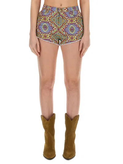 ETRO PAISLEY PRINT SHORTS