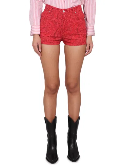 ETRO PAISLEY PRINT SHORTS