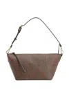 Etro Trapezoidal Shoulder Bag Shoulder Bags Brown