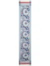 Etro Paisley-print Silk Scarf In Blue