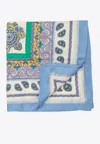 Etro Paisley Print Silk Scarf In Multi