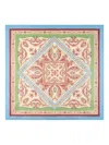 Etro Silk Scarf With Placed Print In Neutral