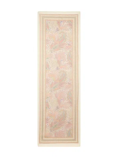 Etro Paisley-print Silk Scarf In Neutrals