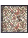 Etro Paisley-print Silk Scarf In Neutrals