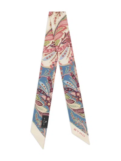 Etro Paisley-print Silk Scarf In Multi