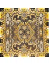 Etro Paisley Pattern Silk Shawl With Intricate Detailing In Yellow