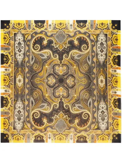 ETRO PAISLEY-PRINT SILK SHAWL