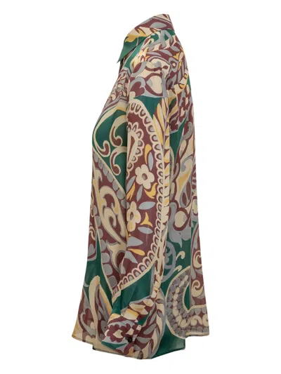 ETRO PAISLEY-PRINT SILK SHIRT