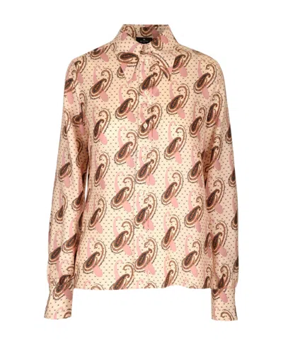 ETRO ETRO PAISLEY PRINT COLLARED BUTTON-UP SHIRT