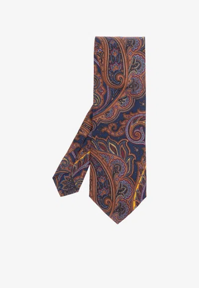 ETRO PAISLEY PRINT SILK TIE