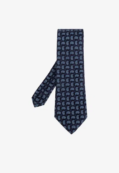 ETRO PAISLEY PRINT SILK TIE