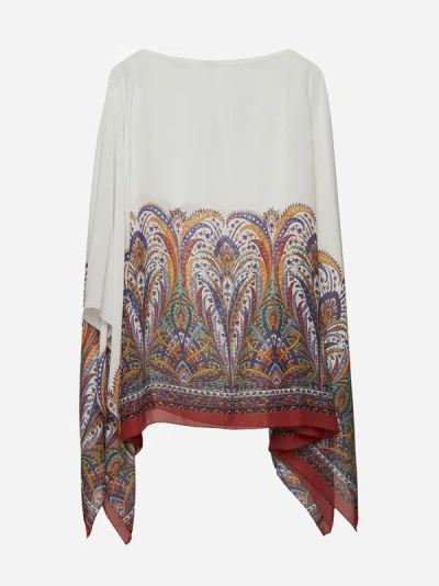 ETRO PAISLEY PRINT SILK TOP