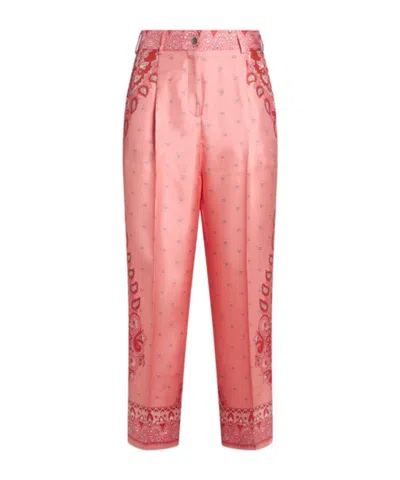 ETRO ETRO FLORAL-PRINTED TAILORED TROUSERS