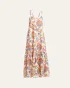 Etro Paisley Print Cotton Maxi Dress