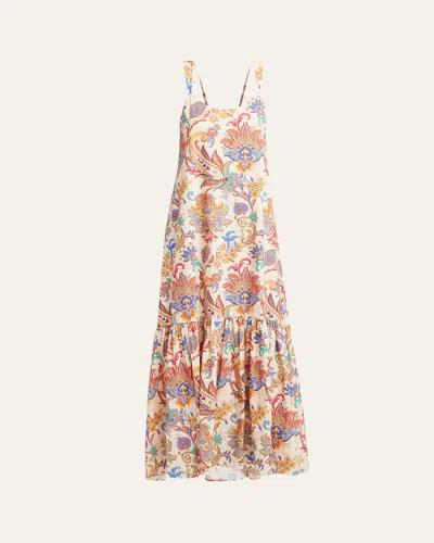 Etro Paisley-print Sleeveless Maxi Dress