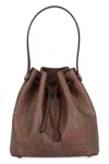 Etro Paisley Print Small Bucket Bag