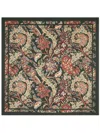 ETRO PAISLEY-PRINT SQUARE SILK SCARF