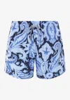 Etro Paisley Print Swim Shorts
