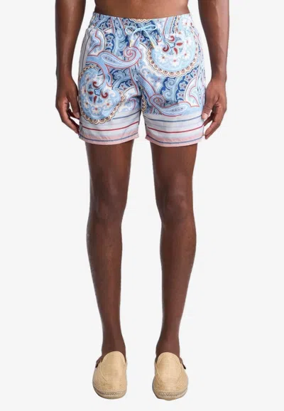 ETRO PAISLEY PRINT SWIM SHORTS