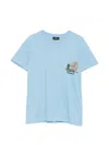 Etro Cotton Polyester T-shirt In Blue