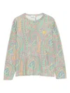 Etro Paisley-print T-shirt In Multi