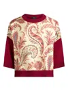 Etro Paisley-print T-shirt In Red