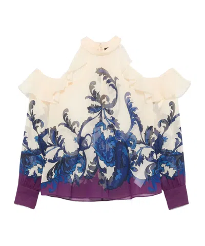 Etro Paisley-print Tank Top In Neutrals