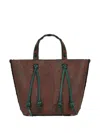Etro Shoulder Bag Featuring Decorative Knots And Paisley Pattern In Brown