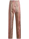 Etro , Silk Pyjama-style Trousers, Man, Pink, Size M
