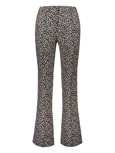 Etro Paisley-print Trousers In Black
