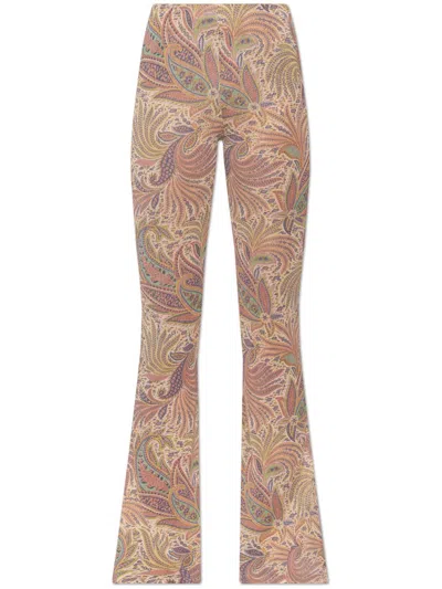 Etro Paisley-print Trousers In Multicolor