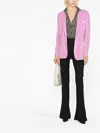 Etro Maxi Paisley Patterned Jacket In Pink