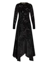 Etro Velvet Paisley Mermaid Maxi Dress In Black