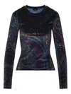 Etro Velvet Top In Multi