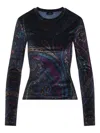 Etro Velvet Top In Multi