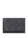 Etro Paisley Wallet With Floral Print