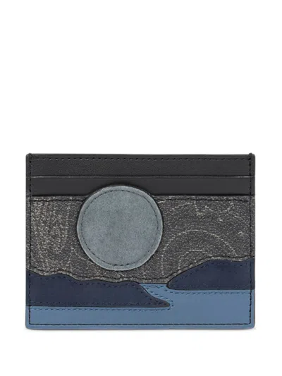Etro Paisley-print Wallet In Black