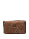 Etro Paisley-print Wash Bag In Multi