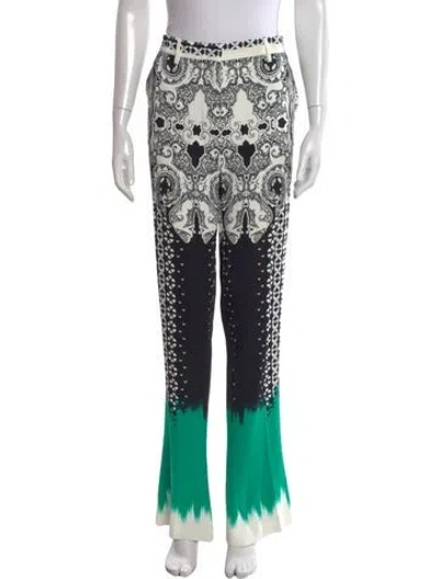 Pre-owned Etro Paisley Print Wide Leg Pants In Multi