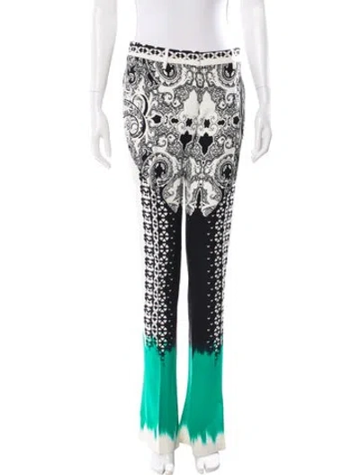 Pre-owned Etro Paisley Print Wide Leg Pants In Neutral