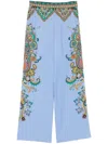 Etro Wide-leg Trousers With Paisley Patterns