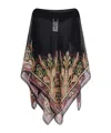 Etro Printed Silk Blouse In Black