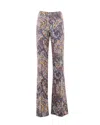 ETRO ETRO PAISLEY PRINTED CADY TROUSERS