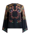 Etro Paisley Printed Silk Blouse In Multi