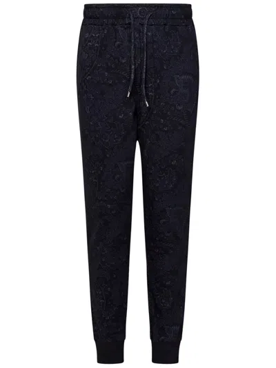 Etro Trousers In Blue