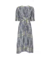 Etro Paisley-printed Dress In Gray