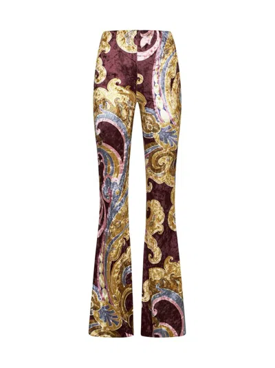 Etro Flare Pant In Multi