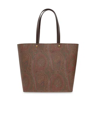 ETRO ETRO PAISLEY PRINTED SHOPPER BAG