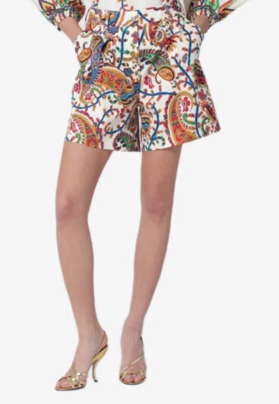 ETRO PAISLEY-PRINTED SHORTS