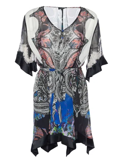 Pre-owned Etro Paisley-printed Silk Dress